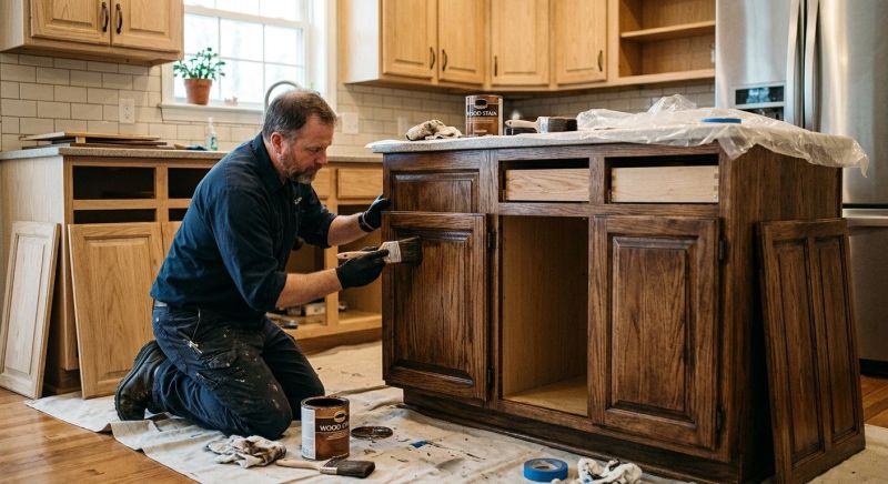 Cabinet Staining Service in Kokomo, IN
