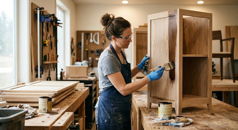 Cabinet Staining Service in Lafayette, IN