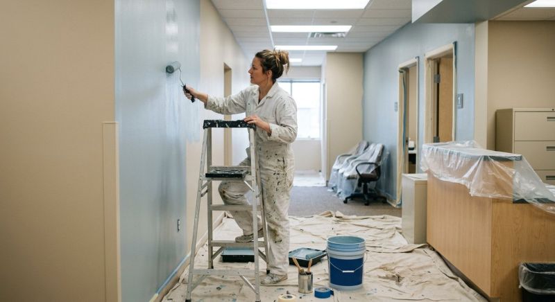 Reception Area Painting in Boulder, CO
